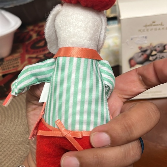 Annalee Santa Claus train large vintage painting painter 6.5” ornament - Picture 2 of 5